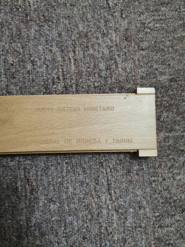 Blíster.Nuevo sistema monetario Pesetas