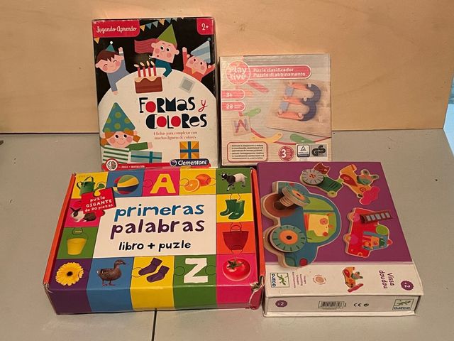 Pack de cuatro juegos educativos