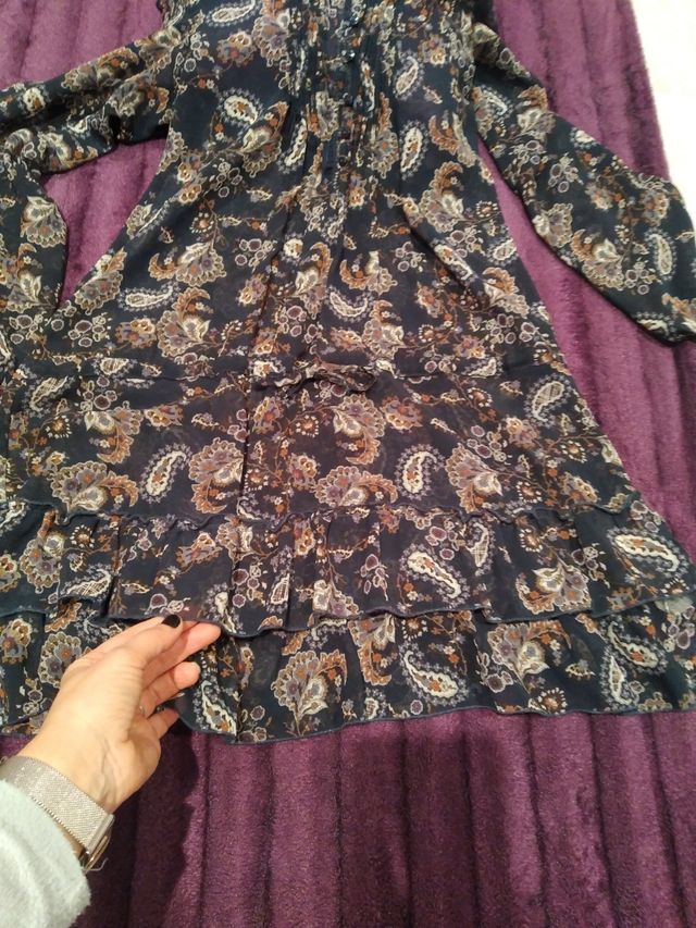 Vestido transparente Talla 34