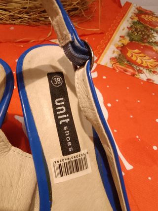 Tacones azul para fiestas 