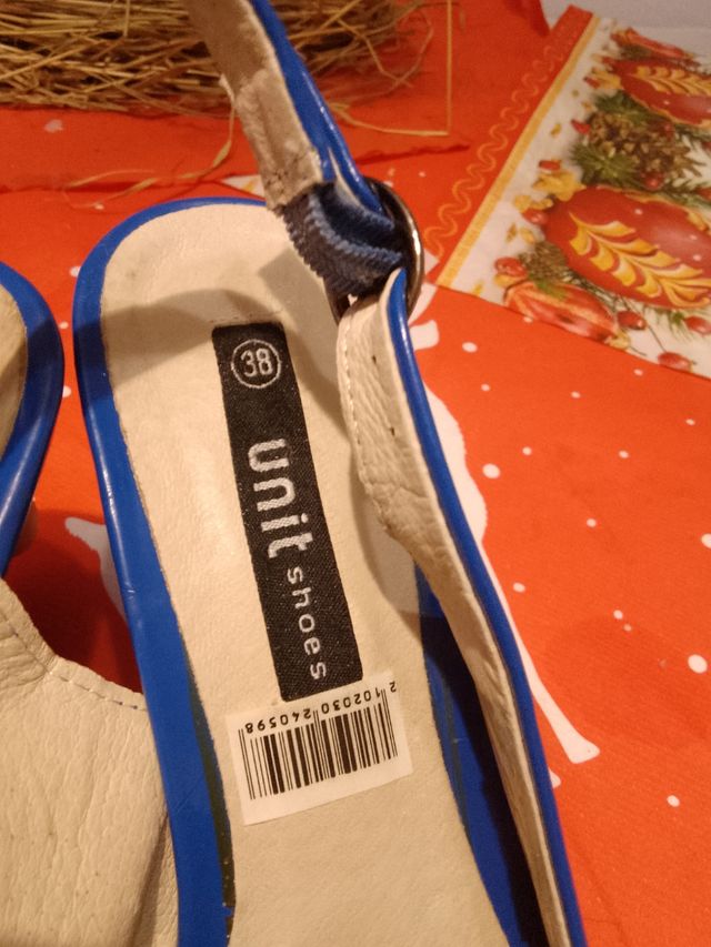 Tacones azul para fiestas