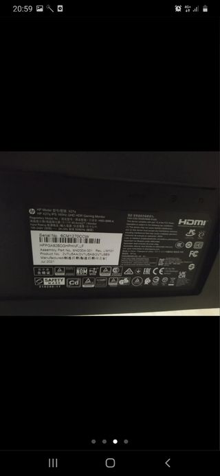 Monitor HP x27q 2K 1440P 165HZ