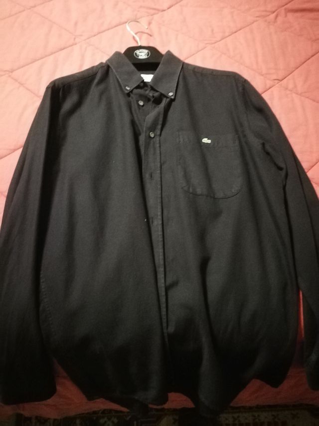 Camicia nera Lacoste