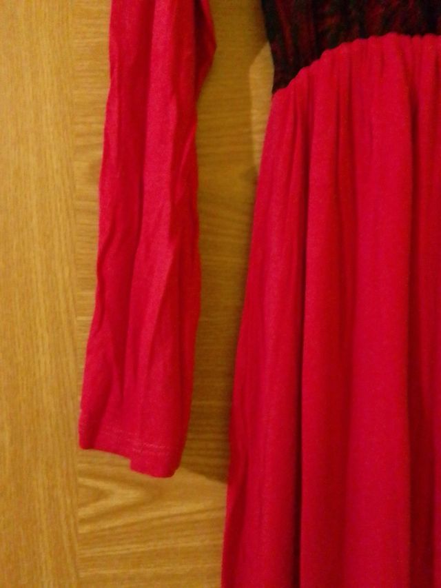 Vestido de fiesta rosa fucsia