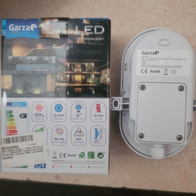 Plafón LED 6W protección 54 NUEVO.