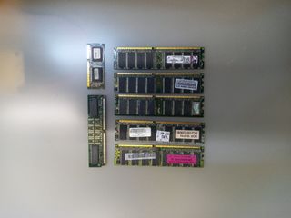 Lote de memorias de ordenador vintage