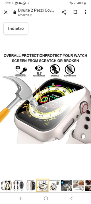 Custodia per Apple Watch