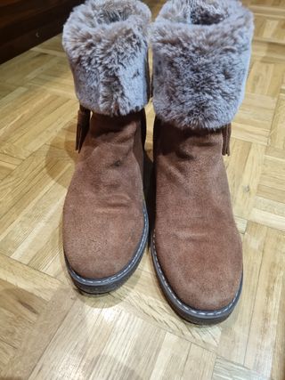 Botines piel número 38