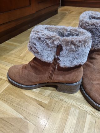 Botines piel número 38