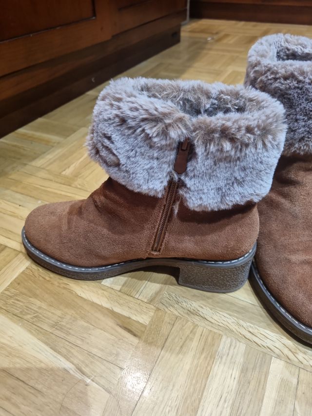 Botines piel número 38