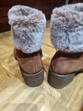 Botines piel número 38