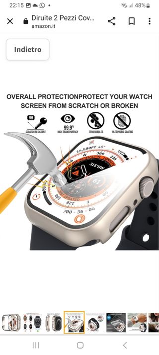 Custodia per Apple Watch