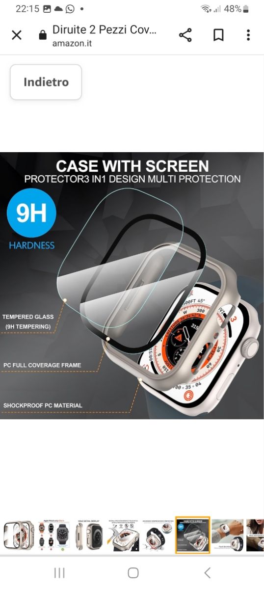 Custodia per Apple Watch