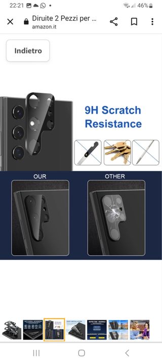 Pellicola protettiva prr fotocamera Sams