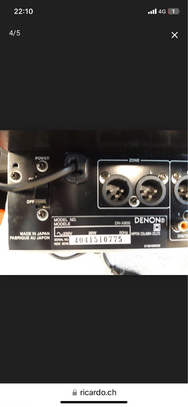 DENON DNX 800  DJ MIXER