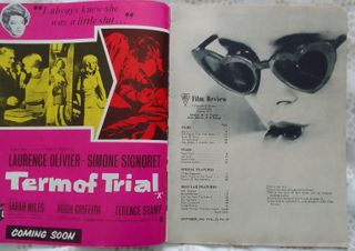 Revista cine "ABC Film Review" original Oct. 1962´