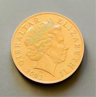 5 Pounds Gibraltar Golden Jubilee 2002