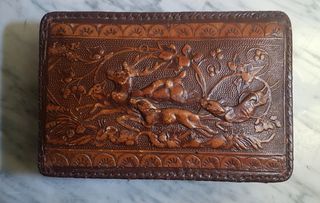 Joyero de Cuero Repujado