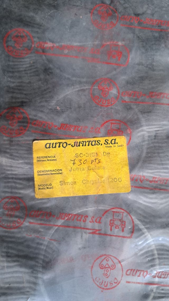 Juntas de culata de clasicos