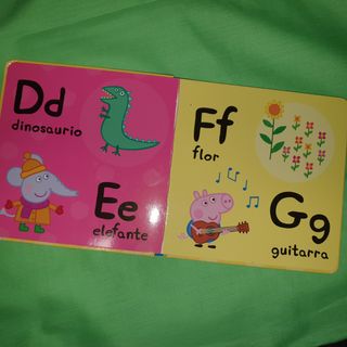 Lote peppa pig libro y puzzle pepa pig