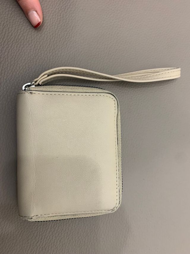 Cartera monedero beige Pepco