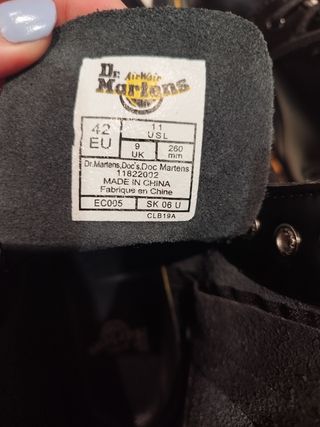 Botas plataforma dr. martens