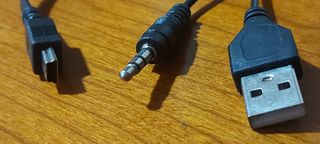 Cable usb + minijack + miniusb