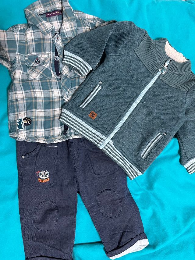 3 Piezas Sergent Major Bebe 9 meses