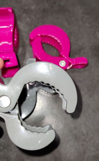 Lote 4 pinzas para juguetes bebé
