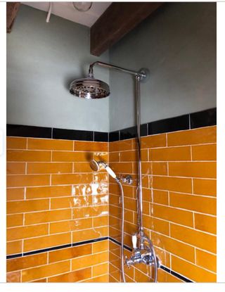 Azulejo efecto zellige caramelo brillante Fashion