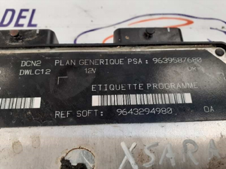 CENTRALITA MOTOR UCE CITROEN XSARA 0 1.9 D 68CV 19