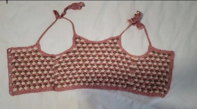 top con punto crochet