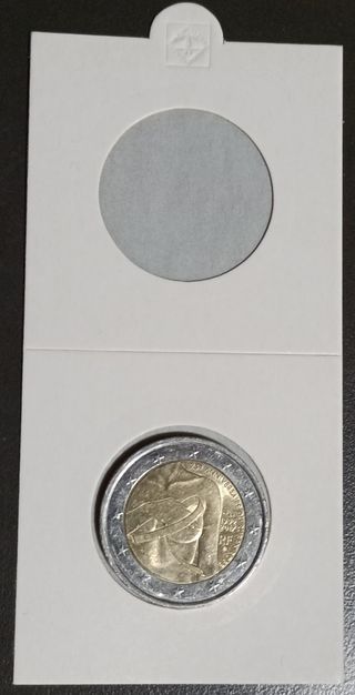 MONEDA DE 2 EUROS DEL 25 ANIVERSARIO DE RUAN ROSE 