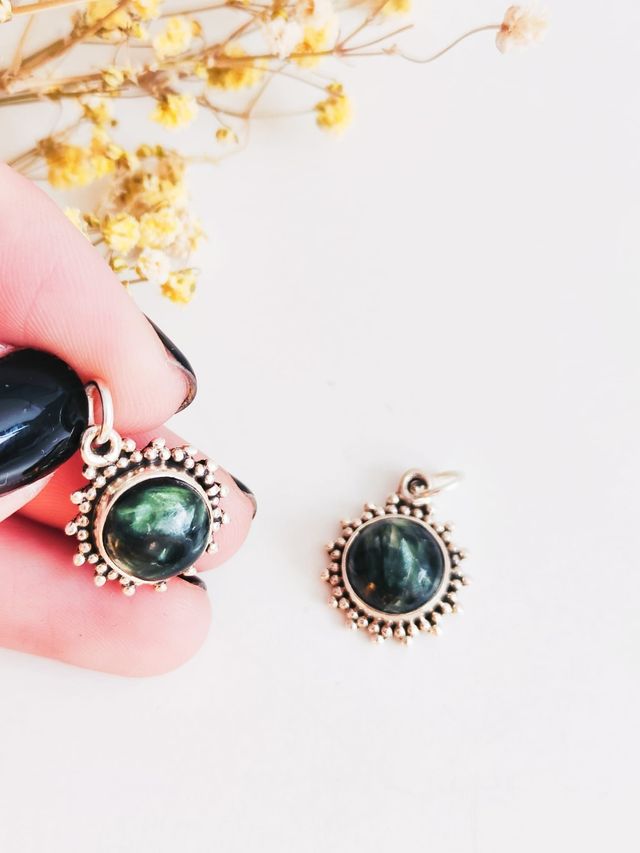 Colgante plata serafinita