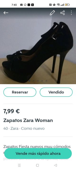 ZAPATOS ZARA WOMAN