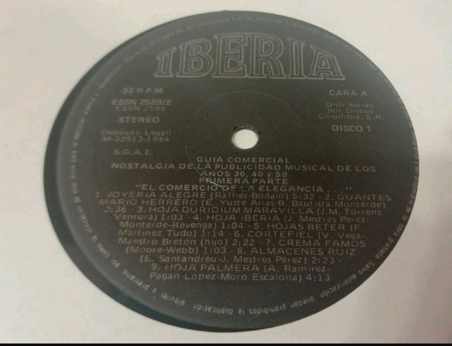 Guia Comercial, Caja Con 2 Discos De Vinilo