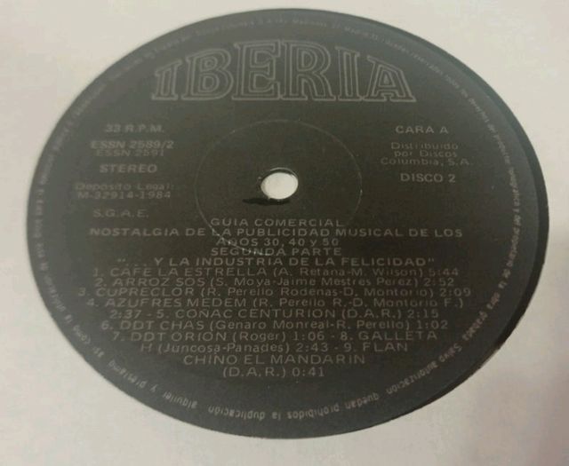 Guia Comercial, Caja Con 2 Discos De Vinilo