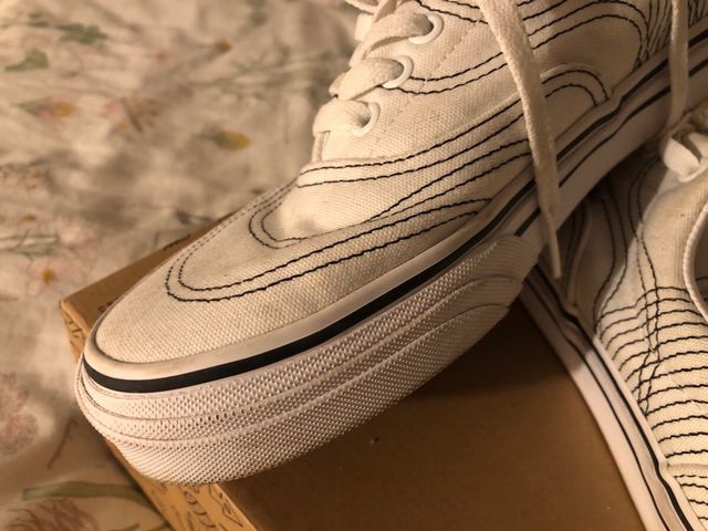 Zapatillas Vans 42 blancas