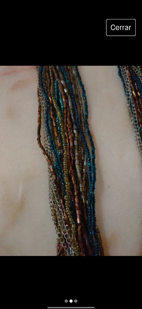 Collar bolas y cadenas