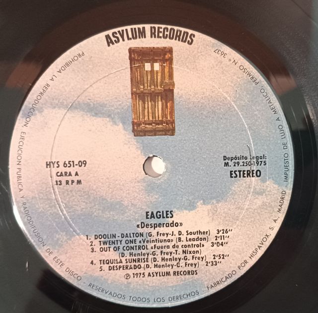 Eagles - Desperado, Disco De Vinilo