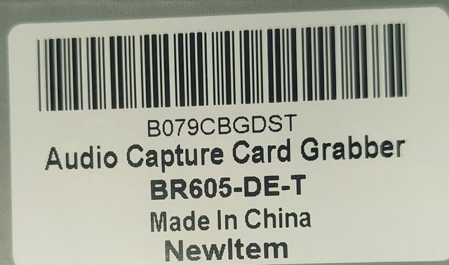 Capturados de sonido usb