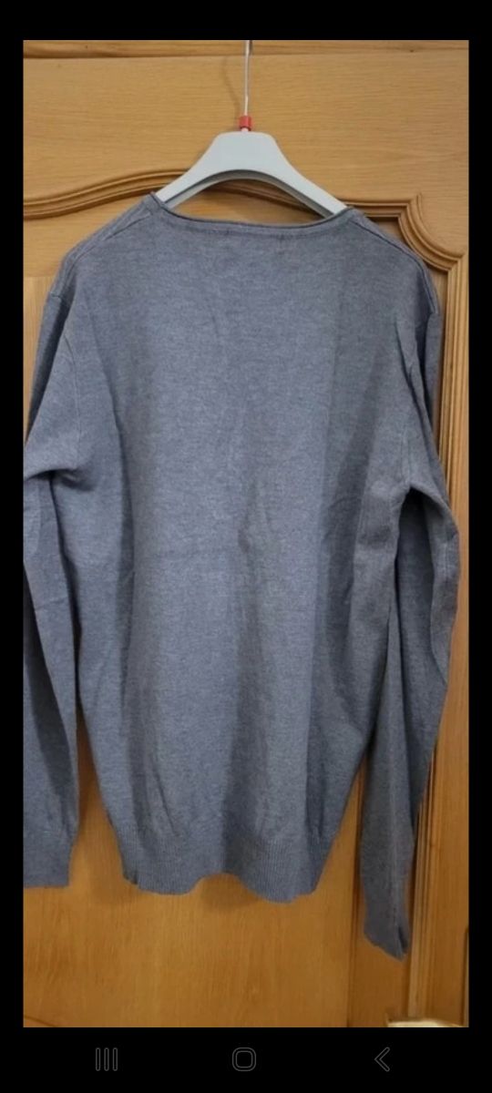 Pullover grigio a righe Cranberry tg.L