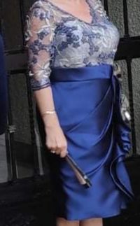 Vestido de fiesta alta costura