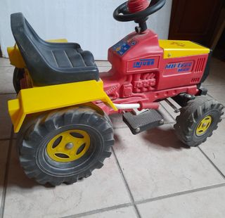 Tractor amarillo/rojo/Injusa