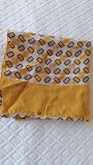 Foulard sciarpa seta burberry 
