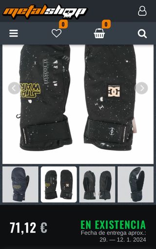 Manoplas DC Shoes Star Wars