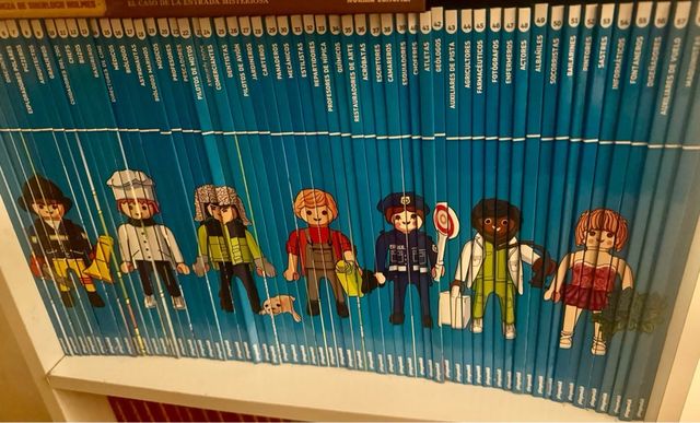 playmobil libros. Sin muñecos