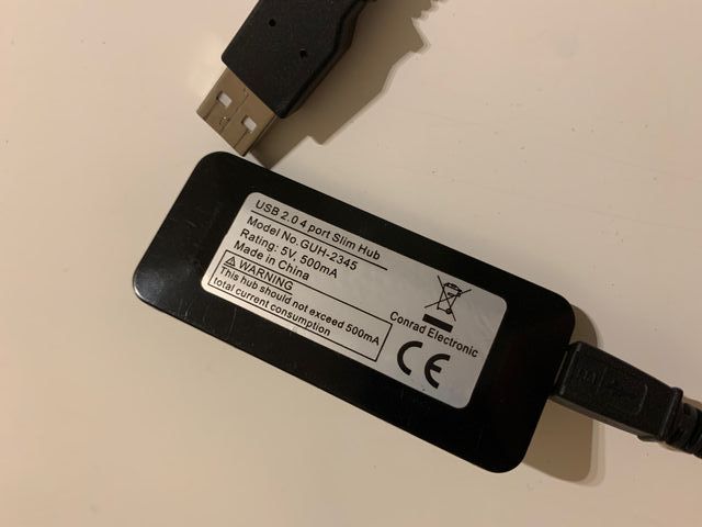 Hub USB 2.0 Slim de 4 Puertos