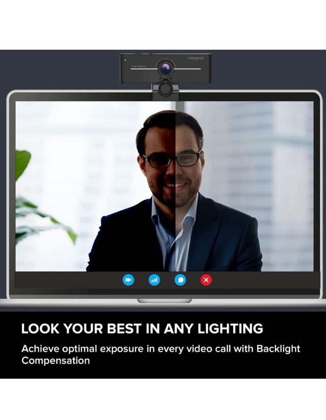 🆕️NUEVA CREATIVE Live! CAM Sync 4K UHD USB Webcam