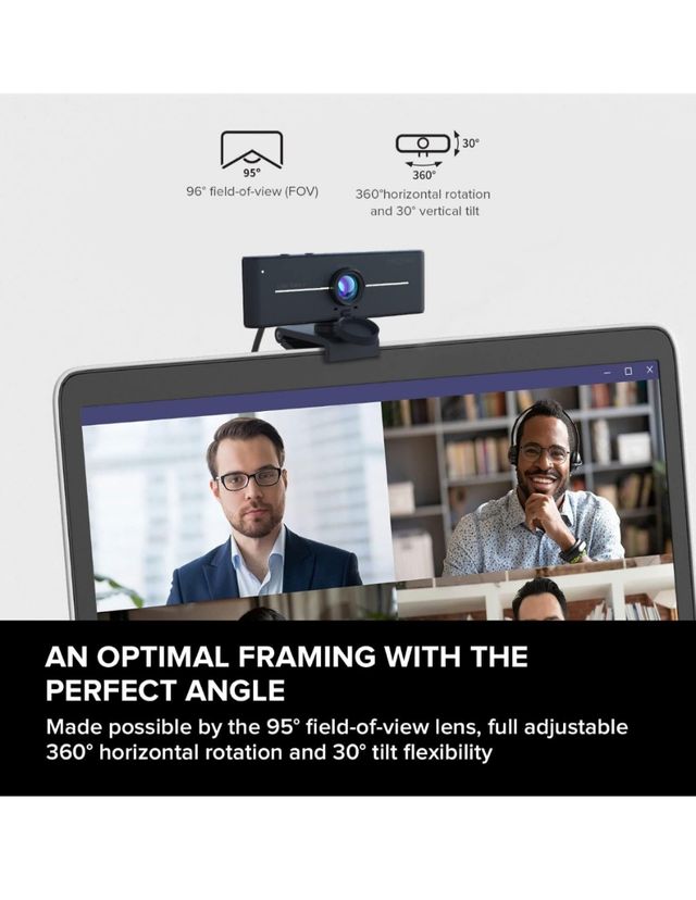 🆕️NUEVA CREATIVE Live! CAM Sync 4K UHD USB Webcam